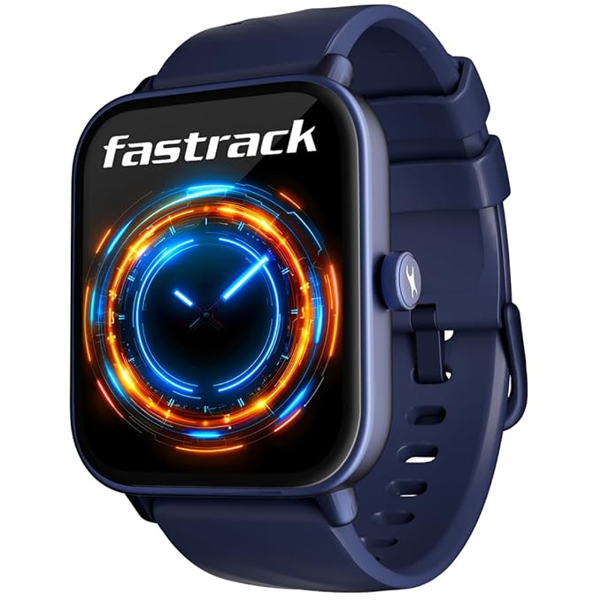 Fastrack Unlimited Bluetooth Calling Smartwatch, Navy Blue, 46.48 mm, Boundless Glide